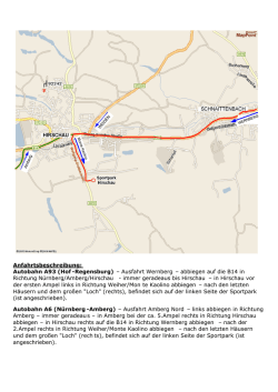 Autobahn A93 (Hof -Regensburg) – Ausfahrt