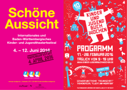 Programm - Kinder-Jugendbuchwochen