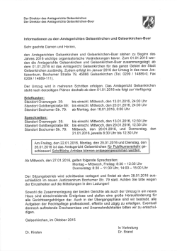 Informationen zu den Amtsgerichten Gelsenkirchen und
