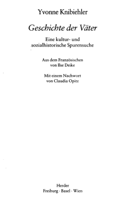Geschichte der V&auml;ter