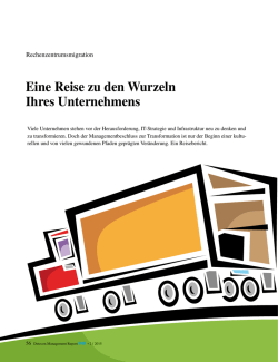 Eine Reise zu den Wurzeln Ihres Unternehmens