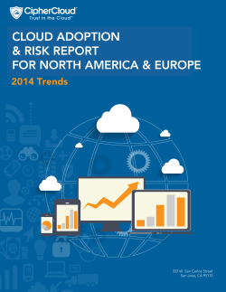 cloud adoption & risk in north america & europe