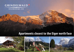 Apartments closest to the Eiger north face