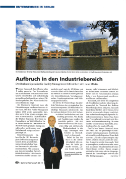 Aufbruch in den Industriebereich