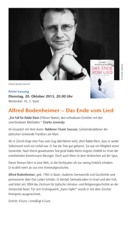 PDF-Flyer - Jüdische Kulturwochen