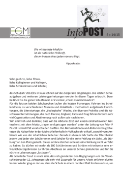 Infopost Juli 2015 - Egbert
