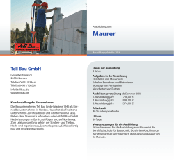 Maurer - Tell Bau GmbH