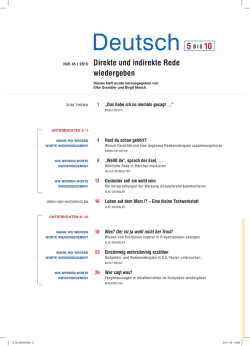 Deutsch 5 BIS 10 - Friedrich Verlag