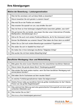 Ihre Abneigungen