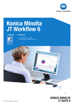 Broschüre Konica Minolta JT Workflow 6
