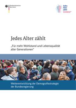 Jedes Alter z&auml;hlt - Demografieportal des Bundes und der L&auml;nder