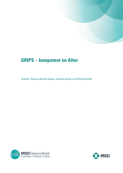 GRIPS &ndash; kompetent im Alter
