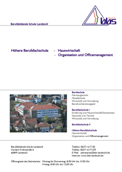 H&ouml;here Berufsfachschule