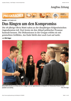 Das Ringen um den Kompromiss