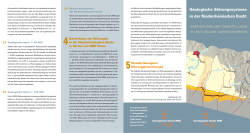 Flyer: Geologische Störungssysteme in der Niederrheinischen Bucht