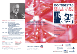 Festakt Paulskirche 22.11.2015 Scientific Symposium 23. &ndash; 24.11