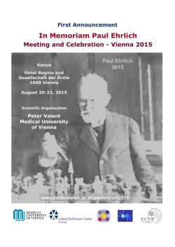 In Memoriam Paul Ehrlich