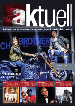 ehrlich brothers - Stadthalle Limburg