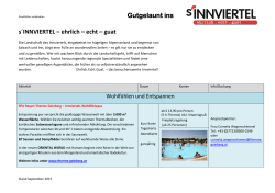Gutgelaunt ins s&acute;INNVIERTEL &ndash; ehrlich &ndash; echt &ndash; guat