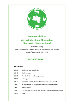 Jetzt mal ehrlich: Wo und wie bietet &Ouml;kolandbau Chancen in