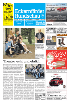 Theater, echt und ehrlich - MADSACK ONLINE GmbH
