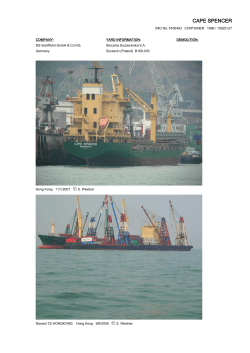 cape spencer - Cargo Vessels International