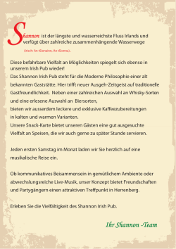 Ihr Shannon -Team - Shannon Irish Pub Herrenberg