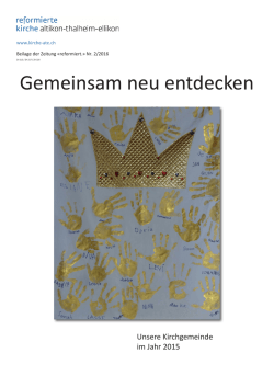 Jahresbericht 2015 - Altikon-Thalheim