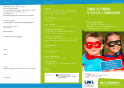 GrO&szlig; werden mit dem JuGendamt