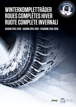 winterkompletträder roues complètes hiver ruote complete invernali