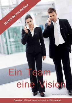 Marketingprospekt - Creation Direkt international