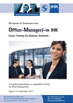 Office-Manager/-in IHK
