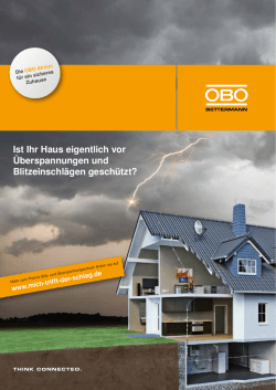 Ist Ihr Haus eigentlich vor &Uuml;berspannungen und - e
