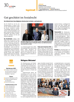 Gut gesch&uuml;tzt im Sozialrecht