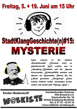 Wir starten in die nächste Hörspielrunde! Diesmal wird es