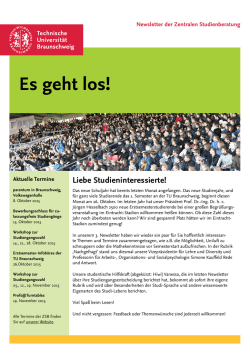 dritten Ausgabe unseres Newsletters