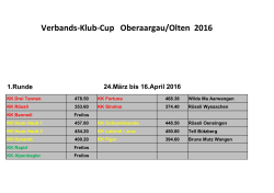 Verbands-Klub-Cup Oberaargau/Olten 2016