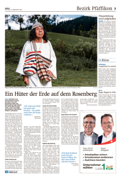 Ein H&uuml;ter der Erde auf dem Rosenberg