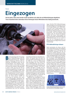 Eingezogen - Auto Service Praxis