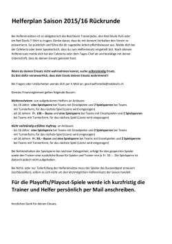 Helferplan - Red Devils March