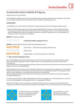 Informationen zur Erstellung von Folien