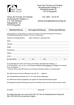 Beitrittserklärung Förderverein Bergisches Kolleg (141,3 KiB)