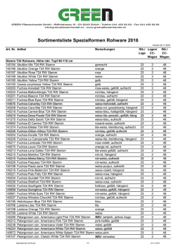 Sortimentsliste PDF - Green Pflanzenhandel GmbH
