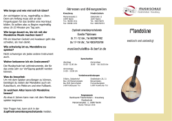 Mandoline - Musikschule Friedrichshain