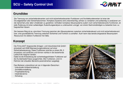 SCU – Safety Control Unit