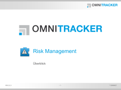 OMNITRACKER Risk Management