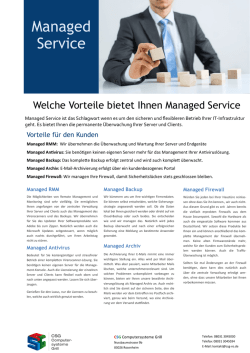 Managed - CSG-Computersystem Rosenheim