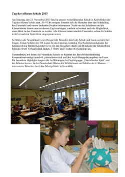 Tag der offenen Schule1