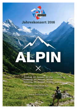 Jahreskonzert 2016 - beim Blasorchester Feldmusik Rain