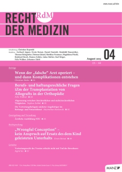 „falsche“ Arzt operiert – und dann